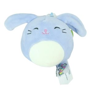 Squishmallow Sebastian the Bunny NWT 3.5" Clip Plush Blue Easter